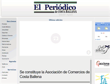 Tablet Screenshot of elperiodicodecostaballena.com